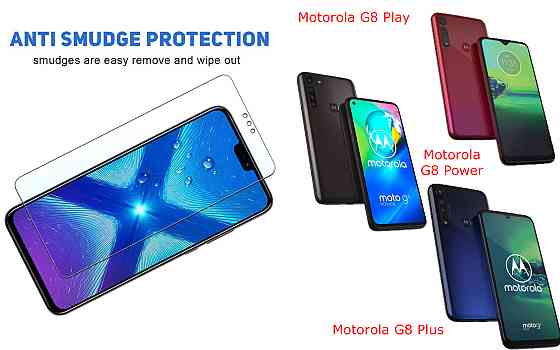 Защитное стекло NeoGlass для Motorola G8 Play, G8 Power, G8 Plus – ультрапрозрачное и устойчивое Киев