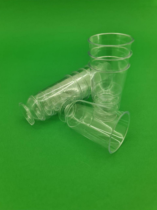 Чарка стеклоподобная на ніжці 50 гр (40 шт) Харків - фото 2