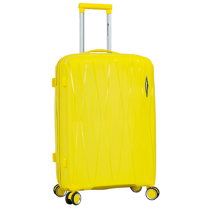 Чемодан полипропиленовый MADISSON 51103 средний 67 см желтый Киев - изображение 12