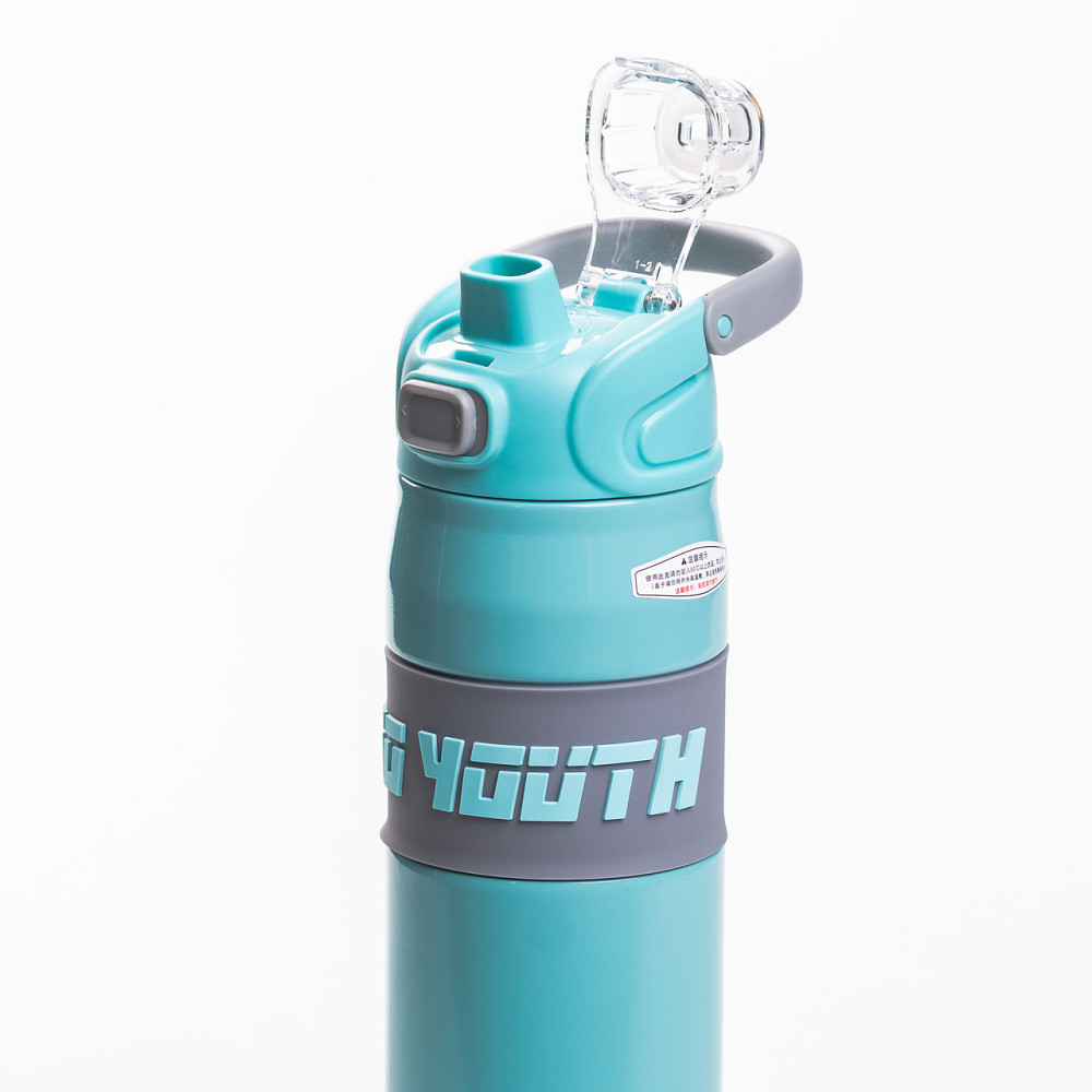 Термос спортивный с мундштуком 680 мл мятный HP-14-54M Киев - изображение 4