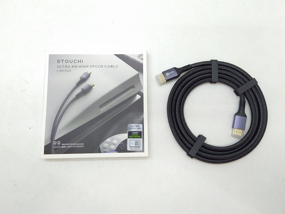 Кабель STOUCHI HDMI - HDMI 2.1 for PS5\ XBOX SERIES X 1.2м Луцк - изображение 1