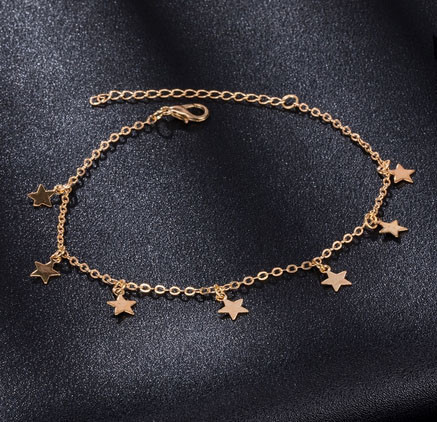 Браслет цепочка на ногу Звезды Киев - изображение 2