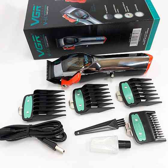 Набір для стрижки волосся на акумуляторі VGR, Надійна машинка для стрижки Тример скронь MT-21 Івано-Франківськ