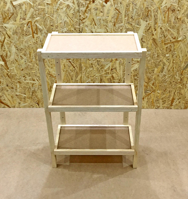 Етажерка розбірна "Честер" 3 полиці 30х60х100 Миколаїв - фото 2