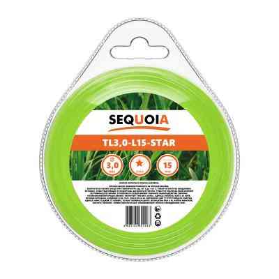Жилка косильная SEQUOIA 3.0 мм * 15 мм, звезда (TL3.0-L15-Star) Винница