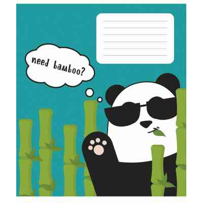 Тетрадь Школярик Animal's memes 12 листов линия (012-3567L) Винница