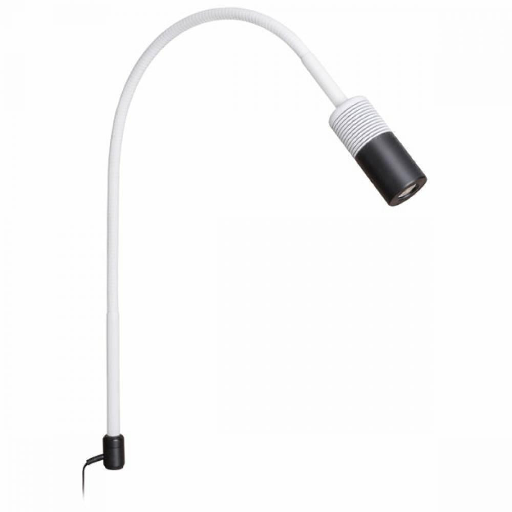 Оглядова LED лампа, фокус, з кріпленням на струбцині, біла, Luxamed Дніпро - фото 1