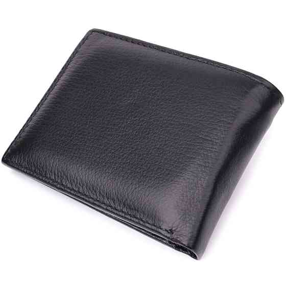 Мужской кошелек-зажим из натуральной кожи ST Leather 22460 Черный Киев
