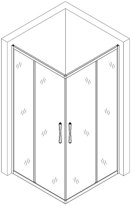 Душевая кабина квадратная без поддона ODRA N90TB.Mosaic BRAVO (1уп.) Киев - изображение 4
