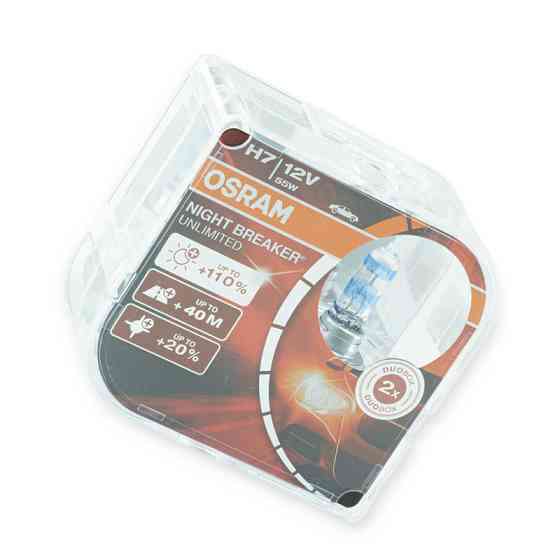 Автолампа 12V 55W Night Breaker Unlimited 110% (пара) H7 Мукачево