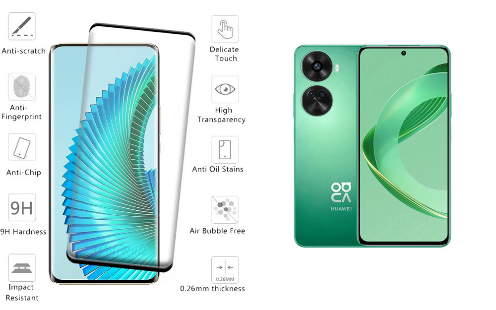 Защитное стекло HyperGlass Pro для HUAWEI Nova 12 SE – максимальная чувствительность и защита Киев - изображение 2