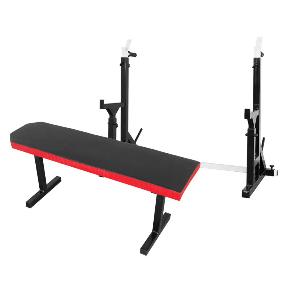 Скамья горизонтальная для жима + Стойки со страховкой 50 на 50 мм с брусьями Киев - изображение 4