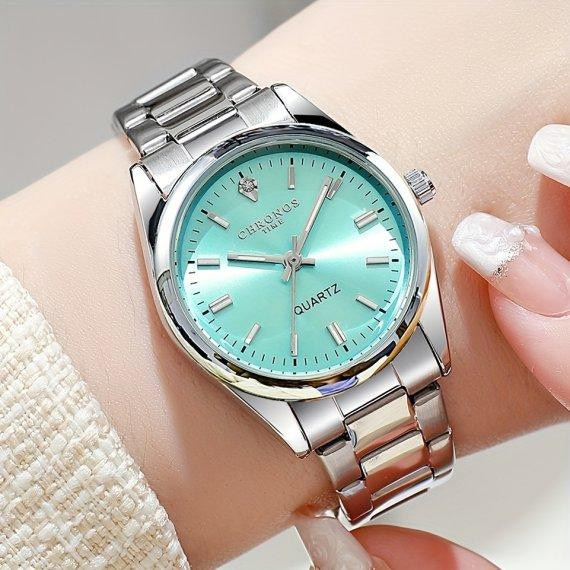 Годинник жіночий наручний Chronos Travel Сріблястий Київ - фото 4