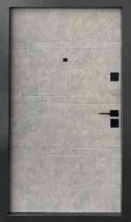 Форт-М Двері квартирна модель Тріо-Паралель , колір Бетон темний/Бетон сірий Київ