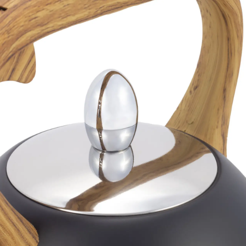 Чайник 2,5 л з нержавіючої сталі зі свистком і ручкою soft touch KAMILLE 1096 Житомир - фото 9