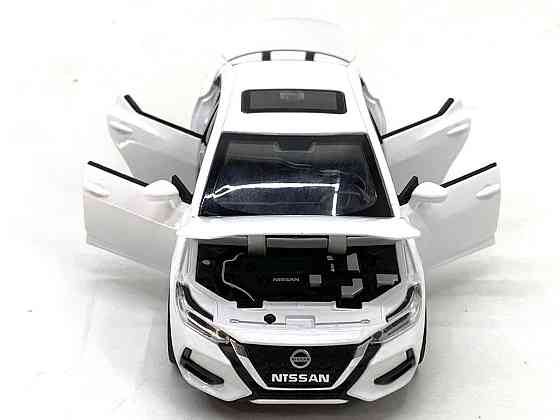 Машина Автосвіт Nissan selfie інерційна масштаб 1:32 відчиняються двері капот багажник 15 см Біла (AP-2084) Чернігів