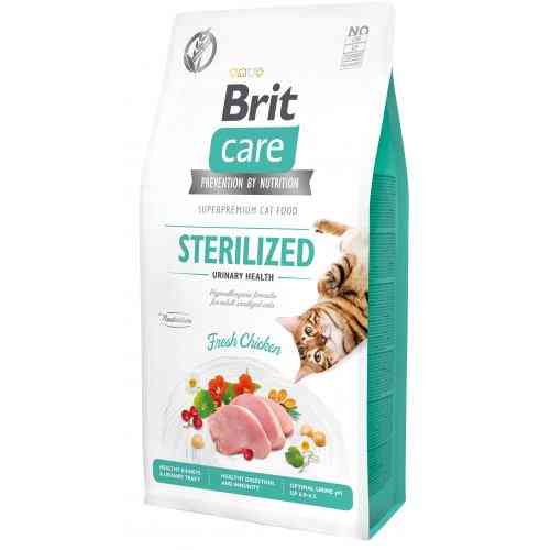 Корм сухой Brit Care Cat Grain Free Sterilized Urinary Health для стерилізованих котів для підтримання сечостатевої системи Київ