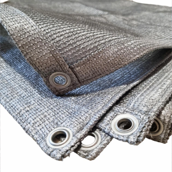 Сітка ширма для балкона 110 г/м² (0.9 х 6 м) Сірий Вінниця