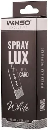 Ароматизатор-спрей WINSO Spray Lux Exclusive CARD White — свежесть и чистота в каждом распылении Ковель