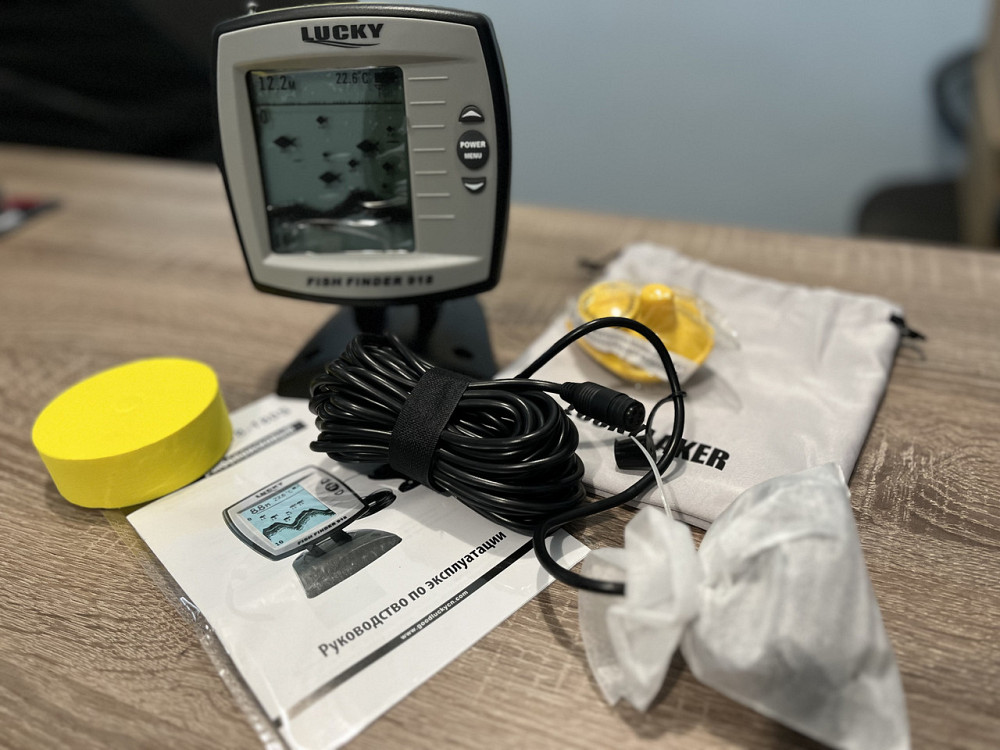 Ехолот Lucky Ff918S-180W Стаціонарний Сонар На Два Датчики (Провідний Та Бездротовий) Київ - фото 2