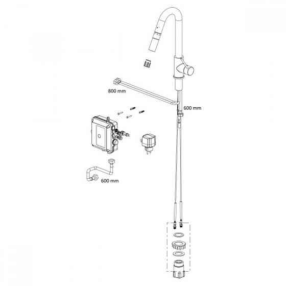 Змішувач для кухні з дозатором IMPRESE SMART bio хром ZMK051901151 Київ