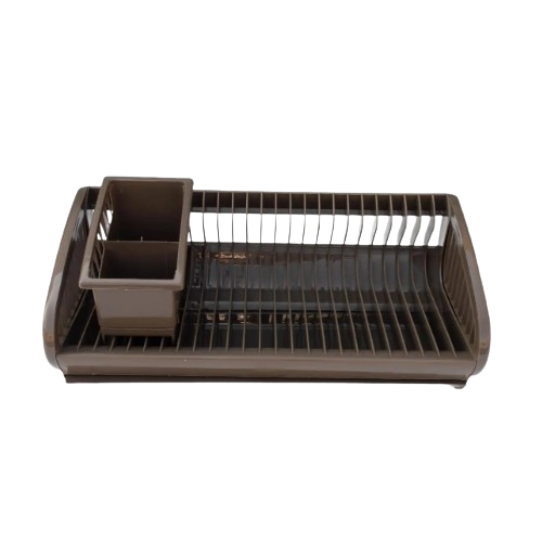 Сушарка для посуду + підставка для ст.приладів 2в1 пластик фрапе 191-84 Ламела Житомир - изображение 1