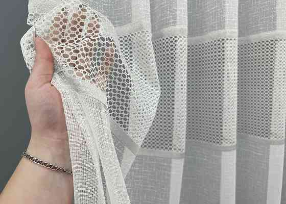 Тюль VR-Textil 1971т Жакард Молочний 400х270 см (42-1002) Київ