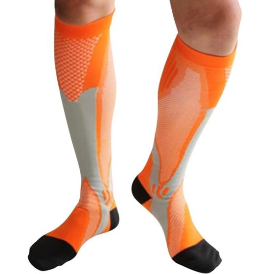 Гетри футбольні ігрові, тренувальні, спортивні, унісекс, (EU 42-45) розмір L, колір помаранчевий Кам'янець-Подільський