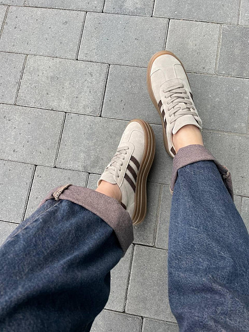 Без бренда Кеди жіночі Notta bene K-0524 бежеві (весна-осінь, замша натуральна) (5812) 35 Коломия - фото 4