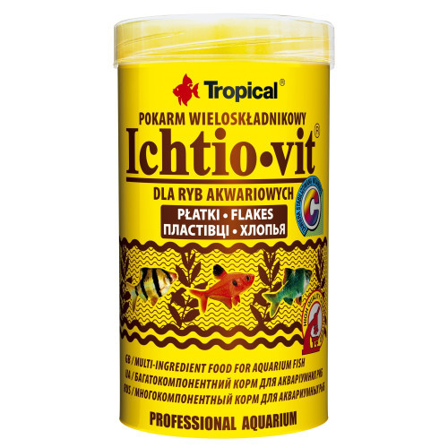 Корм Tropical Ichtio-Vit для всех аквариумных рыб хлопья 100 г/500 мл Киев - изображение 1