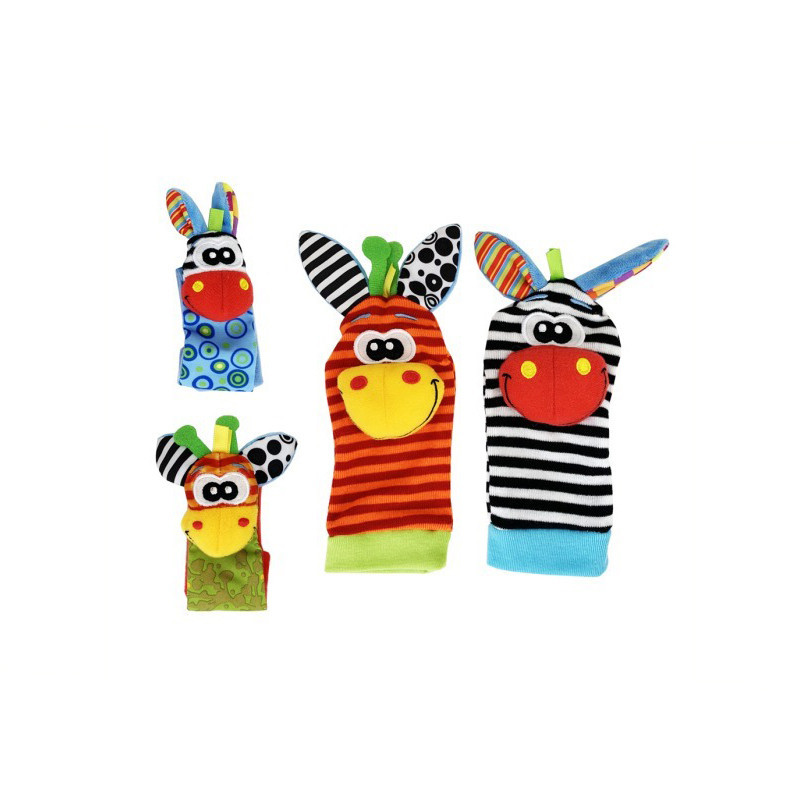 Набір шкарпетки та браслетики "Зебра та жираф" MGZ-1209 Вінниця - фото 1