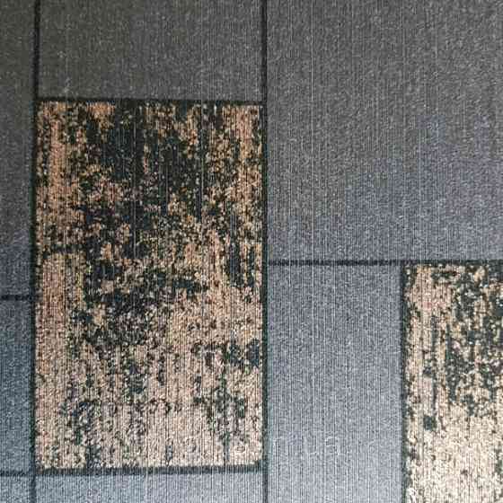 Текстильні шпалери на флізеліновій основі Cador Rasch Textil086545 сіро-бежева основа квадрати бронза Київ