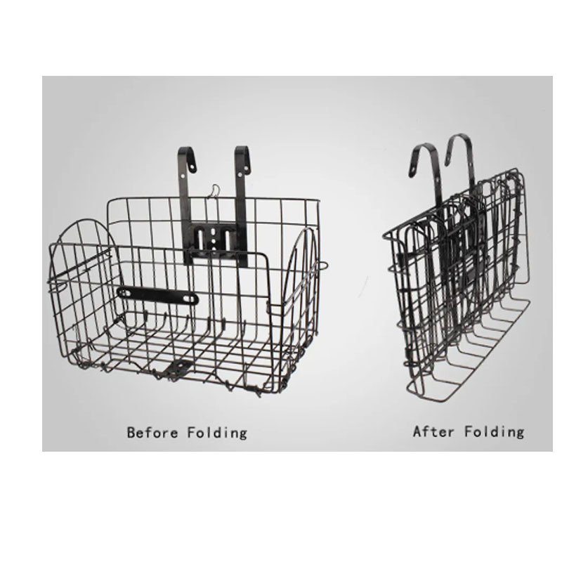 Кошик на велосипед складаний з кріпленням Feel Fit чорний Бровари - фото 3