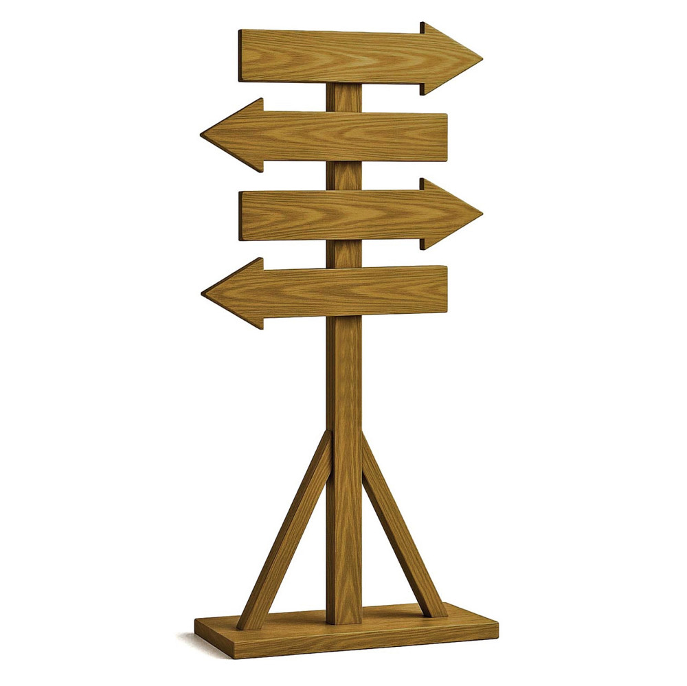 Напольная стрелка-указатель 