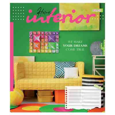 Тетрадь 1 вересня А5 Interior 60 листов, линия (766477) Винница