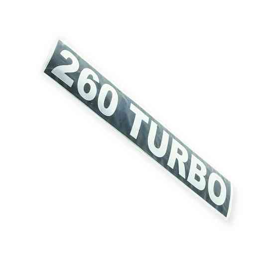Емблема на двері (самоклейна) "turbo-260" Мукачево