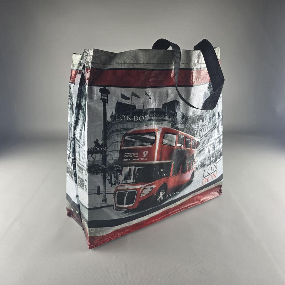 Сумка шопер 40x40х15 Лондон (1 шт) Харьков - изображение 1