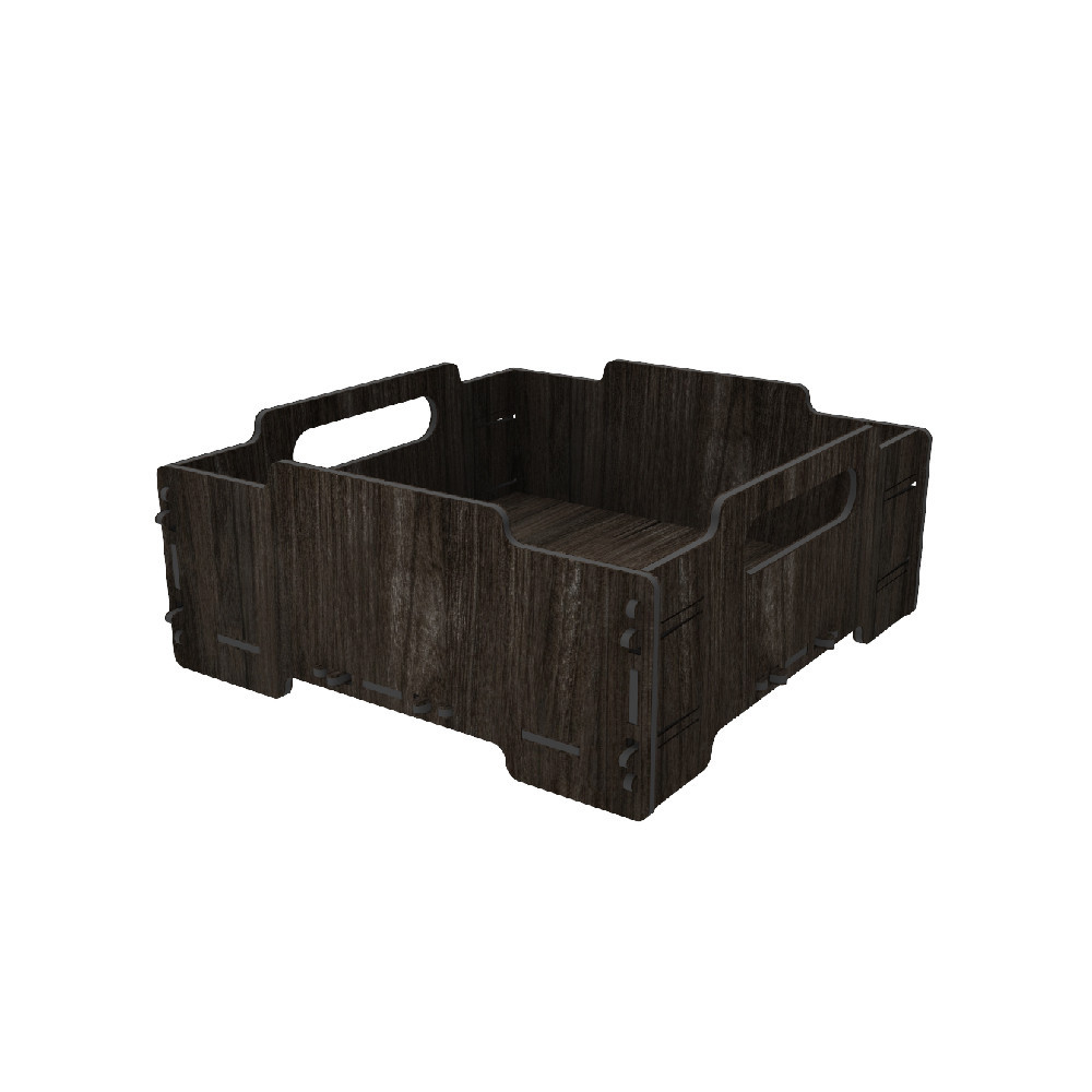 Коробка EKOSTAR з фанери 235x235x100 венге Київ - фото 1