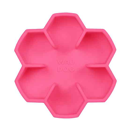 Миска для медленного питания WAUDOG Silicone, 750 мл, розовый Киев