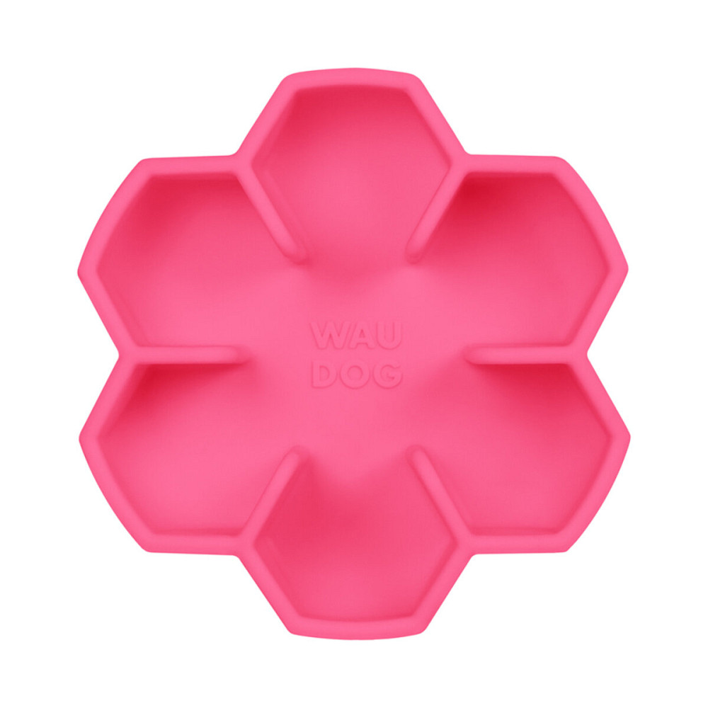 Миска для медленного питания WAUDOG Silicone, 750 мл, розовый Киев - изображение 3