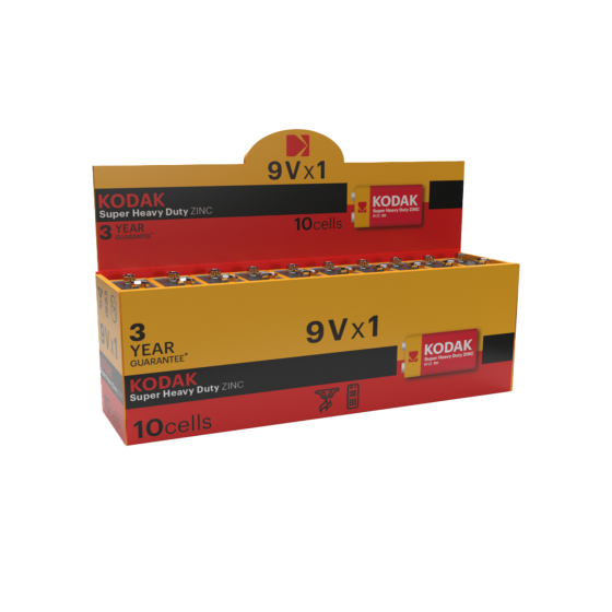 Батарейка KODAK EXTRA HEAVY DUTY 6F22 1 шт. коробка (6292039) Київ