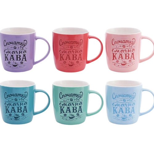 Чашка Спочатку смачна кава 380мл порцеляна 249-338 БОНА ДИ Житомир - фото 3