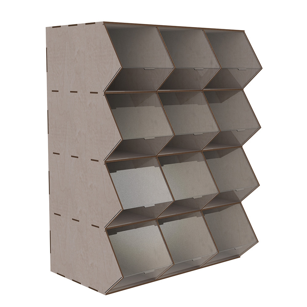 Диспенсер EKOSTAR для цукерок, снеків, горіхів, круп на 12 комірок Київ - фото 2