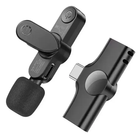 Микрофон беспроводной цифровой IP Borofone Trophy Lavalier BFK12 петличный, аккумулятор 80 mAh Киев
