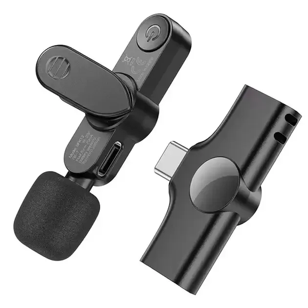 Микрофон беспроводной цифровой IP Borofone Trophy Lavalier BFK12 петличный, аккумулятор 80 mAh Киев - изображение 4
