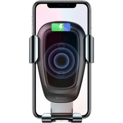 Универсальный автодержатель Baseus Metal Gravity with technology Qi 10W (WXYL-B0A) Винница - изображение 6