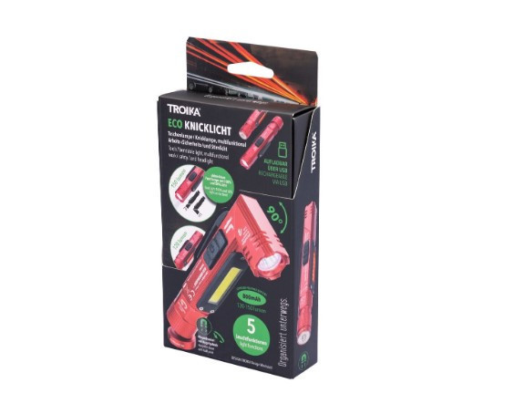 Фонарь гибкий многофункциональный Troika с красным светом 150лм Красный Киев - изображение 6