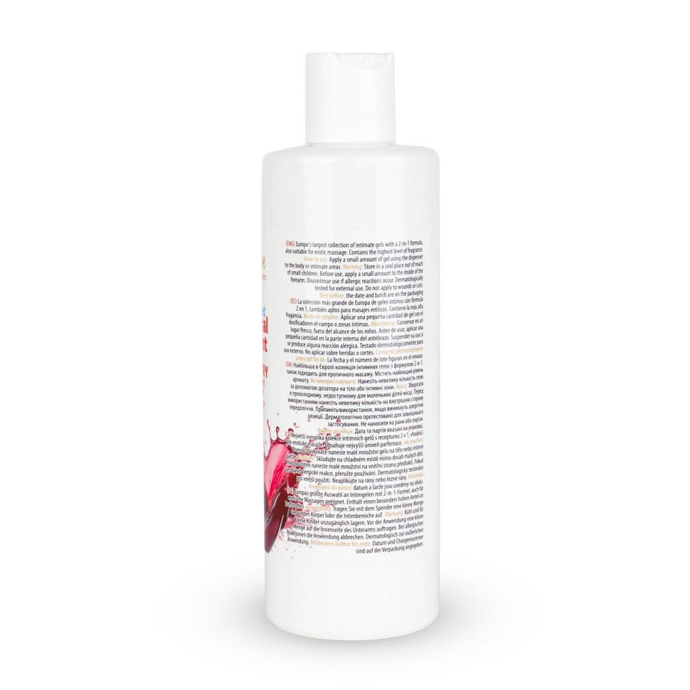 2в1 лубрикант та масажний гель - MyLove Aroma Series Intim&Massage Raspberry, 300 мл Sex Aura Київ - фото 5