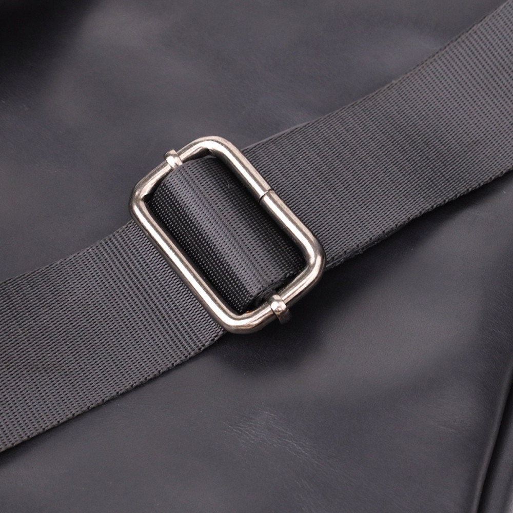 Практичная мужская сумка через плечо из винтажной натуральной кожи Черный (SHVIGEL) Киев - изображение 1