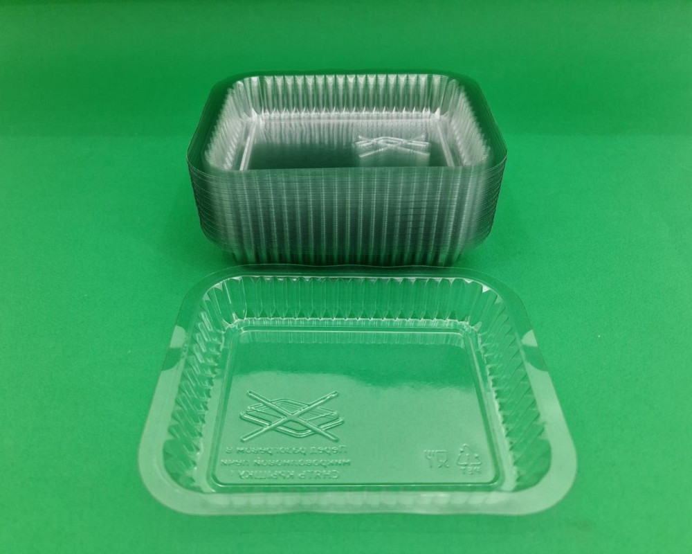 Кришка на алюмінієвий контейнер з PET артикул SP24L 100 штук (1 пач.) Харків - фото 4